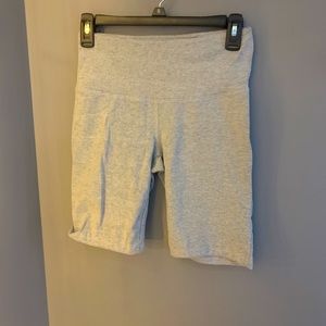 Gray Biker Shorts